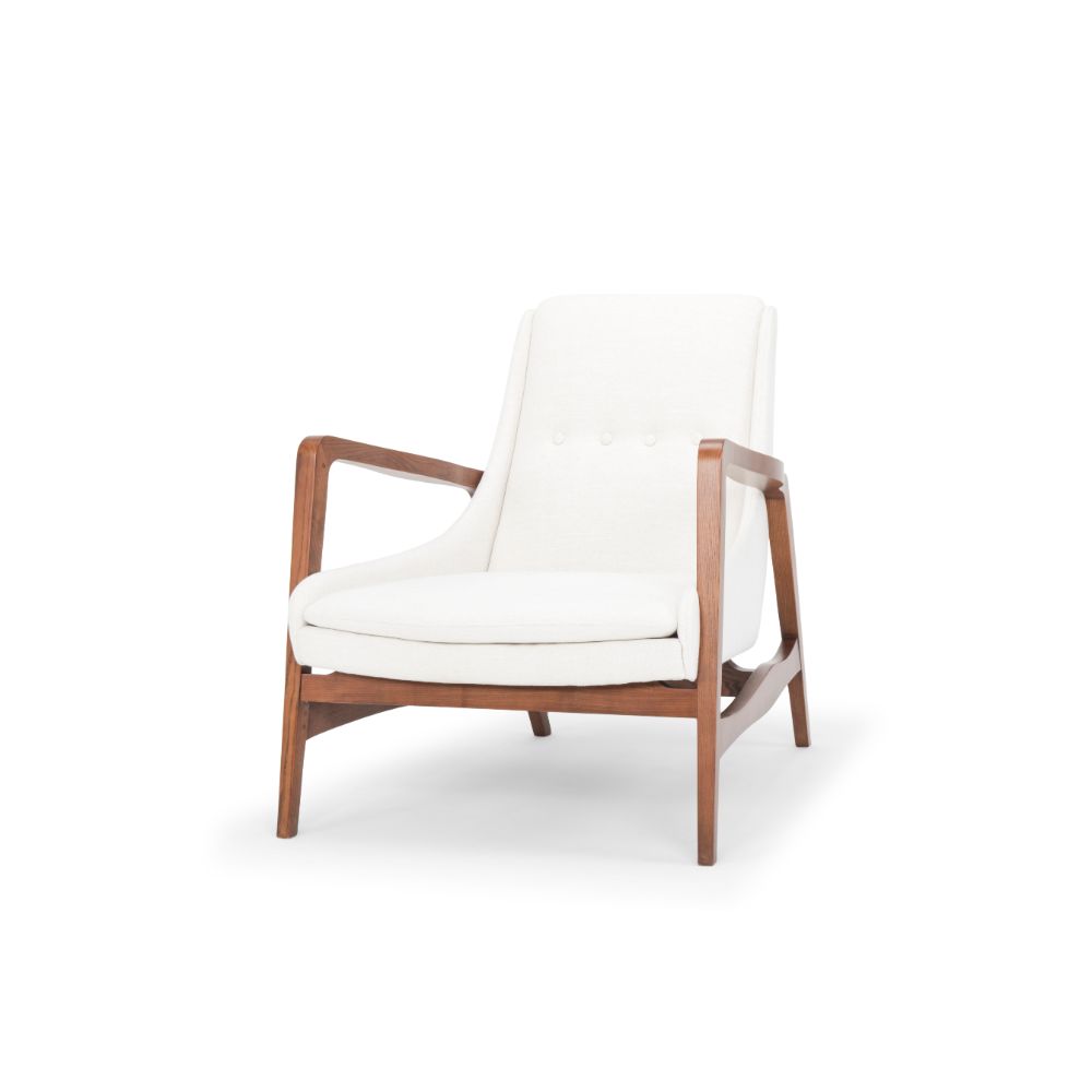 Nuevo HGSC348 ENZO OCCASIONAL CHAIR in FLAX